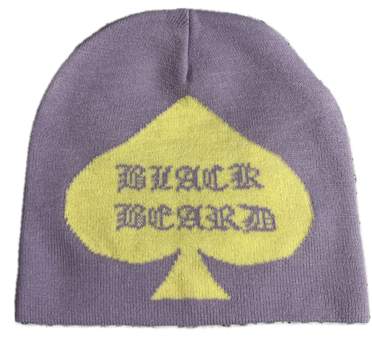 LAVENDER YELLOW BEANIE